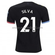 Voetbalshirts Clubs Manchester City 2019-20 David Silva 21 Uitshirt